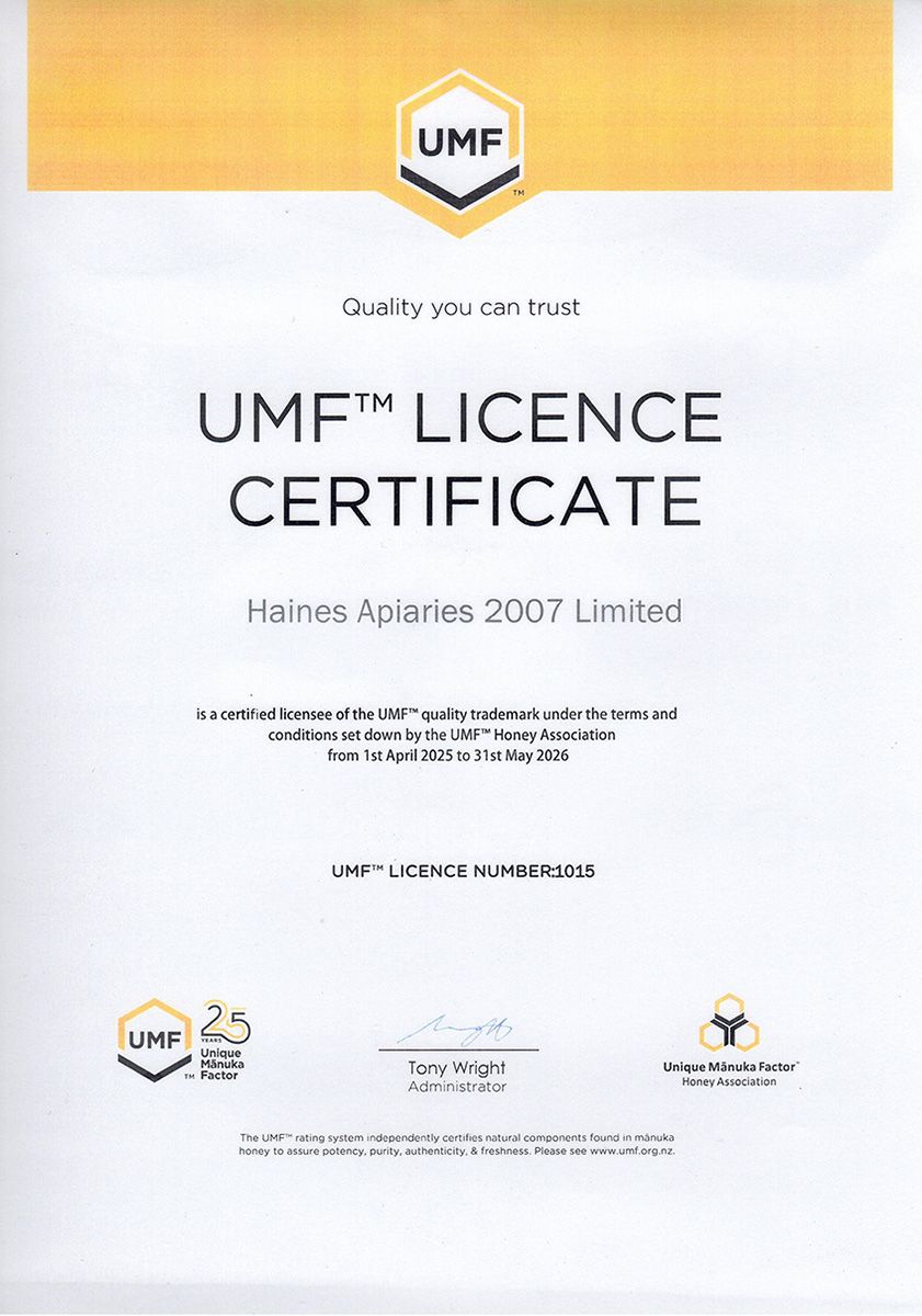 Haines UMF 20+ Manuka med